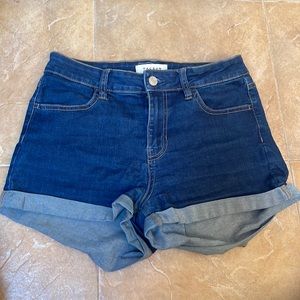 Pacsun Cuffed Denim Shorts